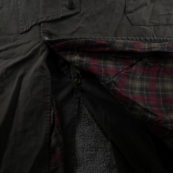 Barbour Backhouse Waxed Jacket Men Outdoors Long Trench A1255 Stockman's Size 44 - Picture 14 of 16